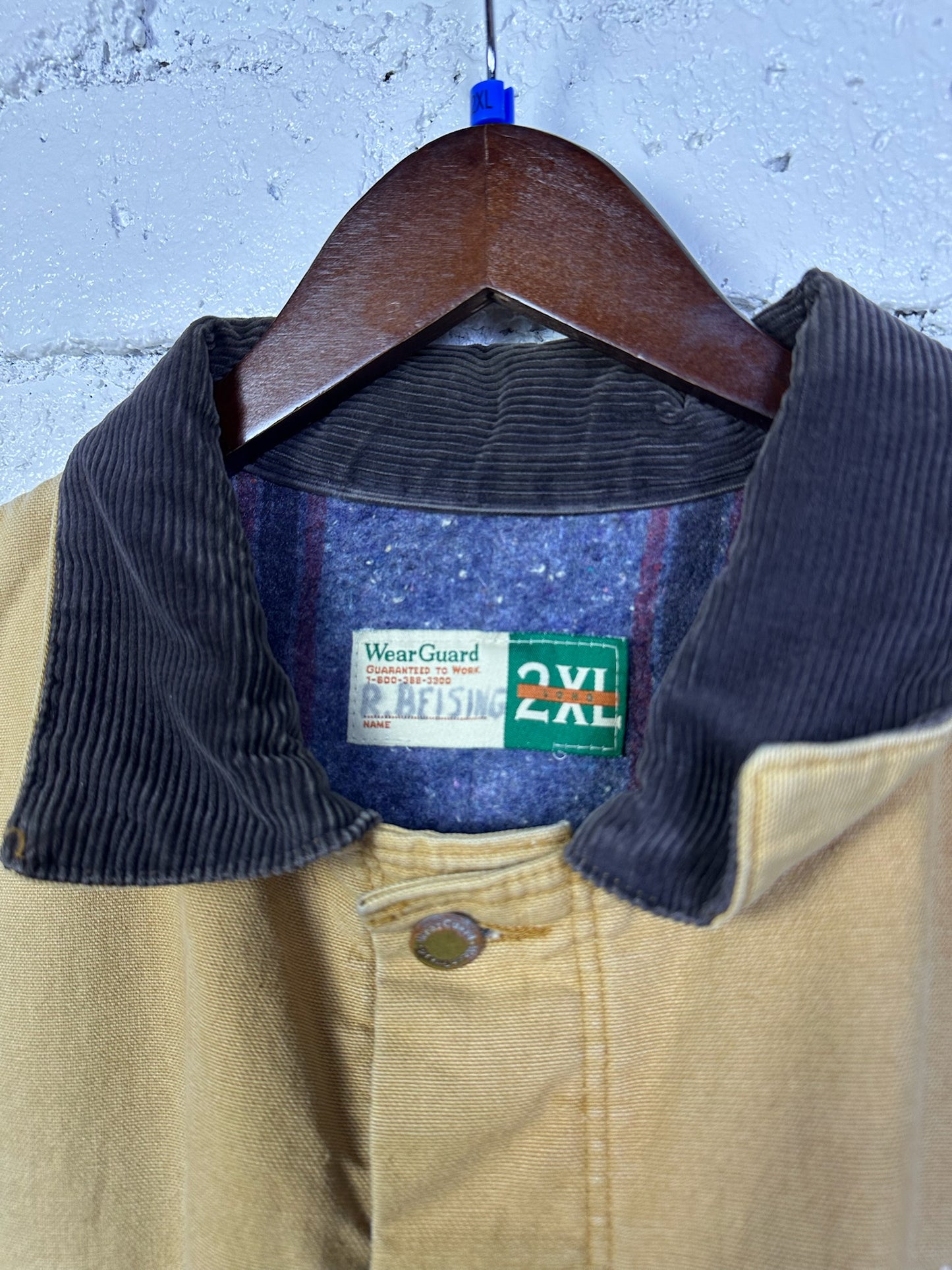 (2XL) WorkWear Blanket Lined Jacket