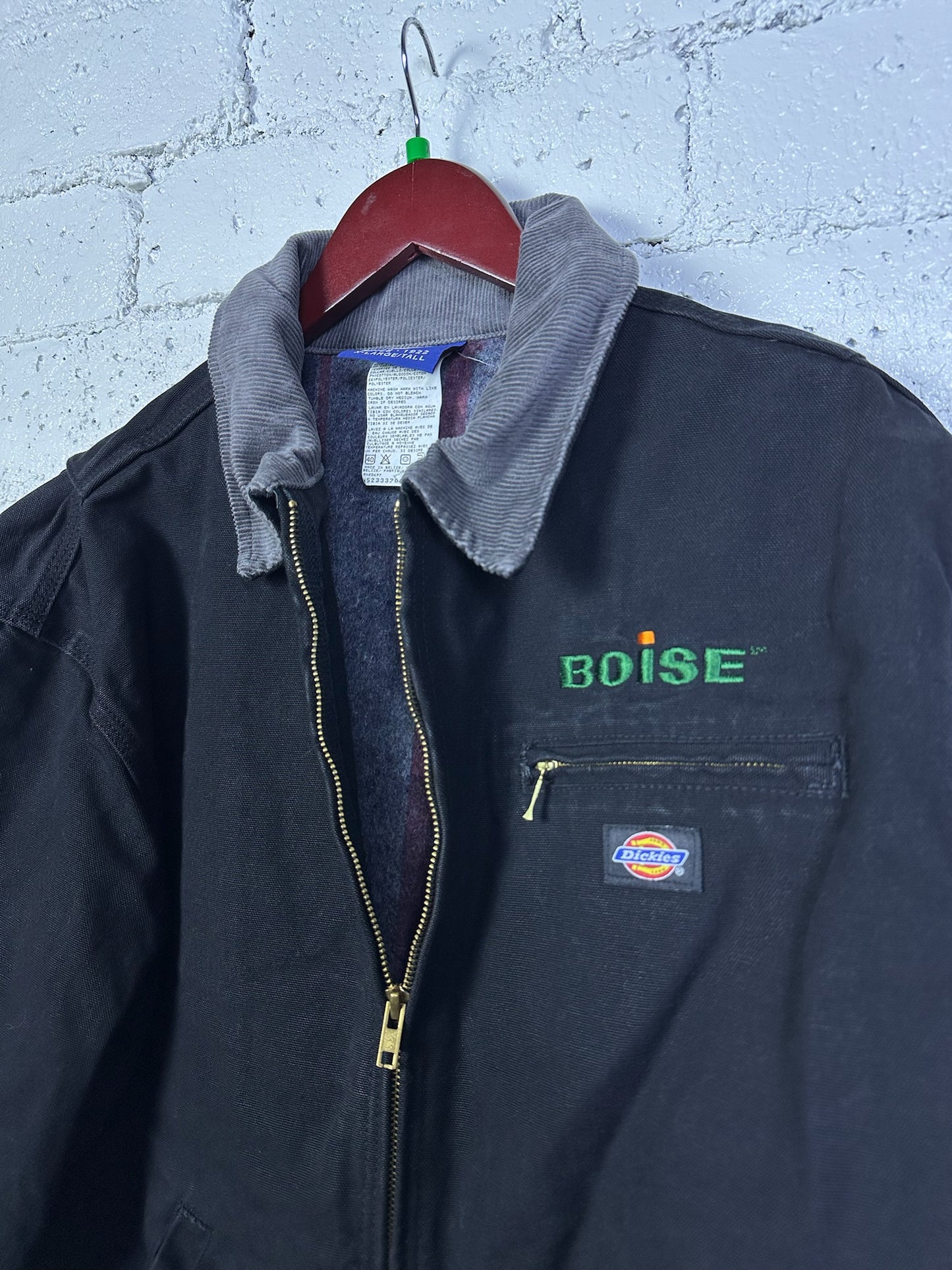 (XL) Dickies Black Blanket Lined Workwear Jacket