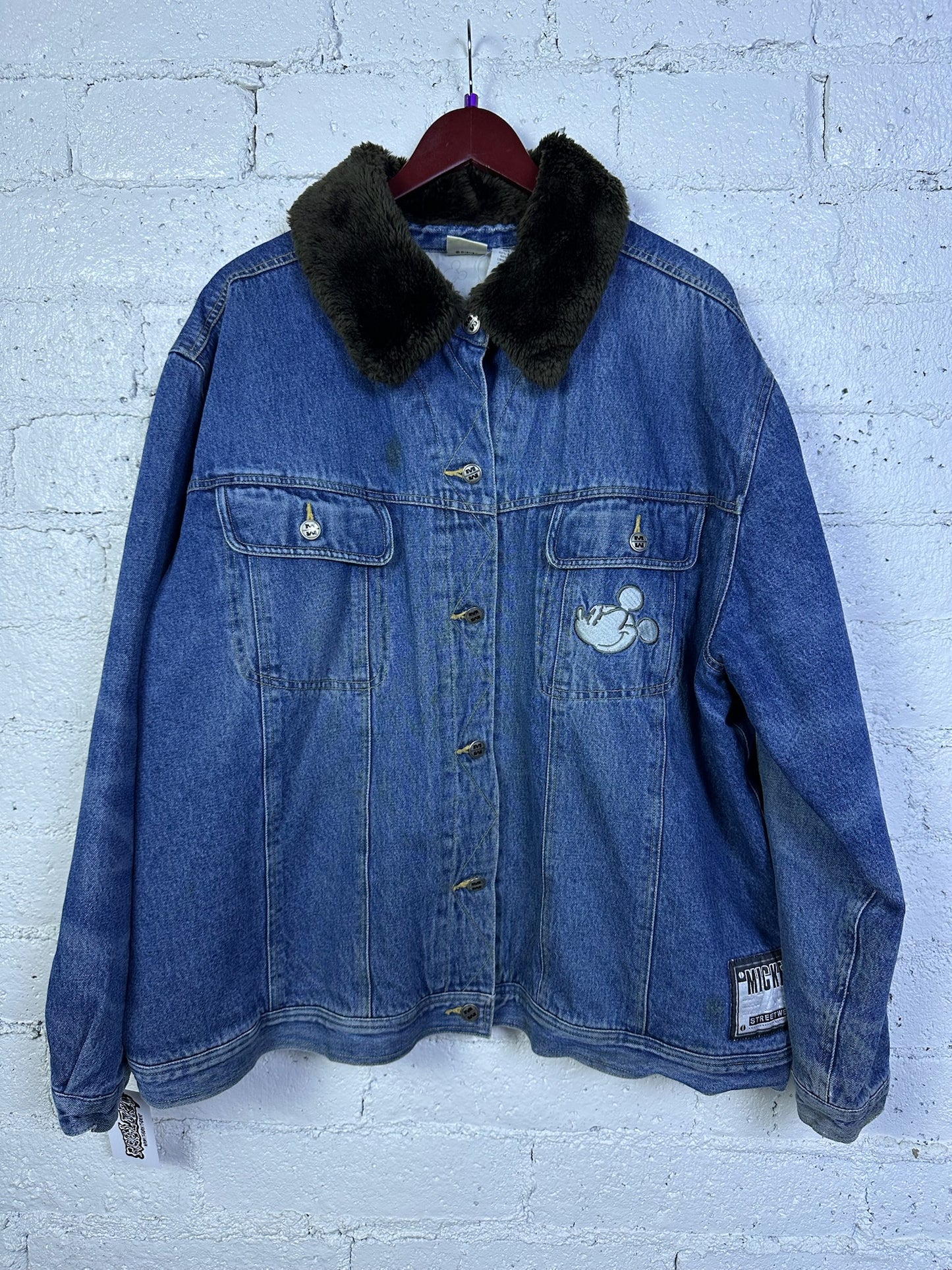 (3XL) Disney’s Mickey Mouse Denim Jacket
