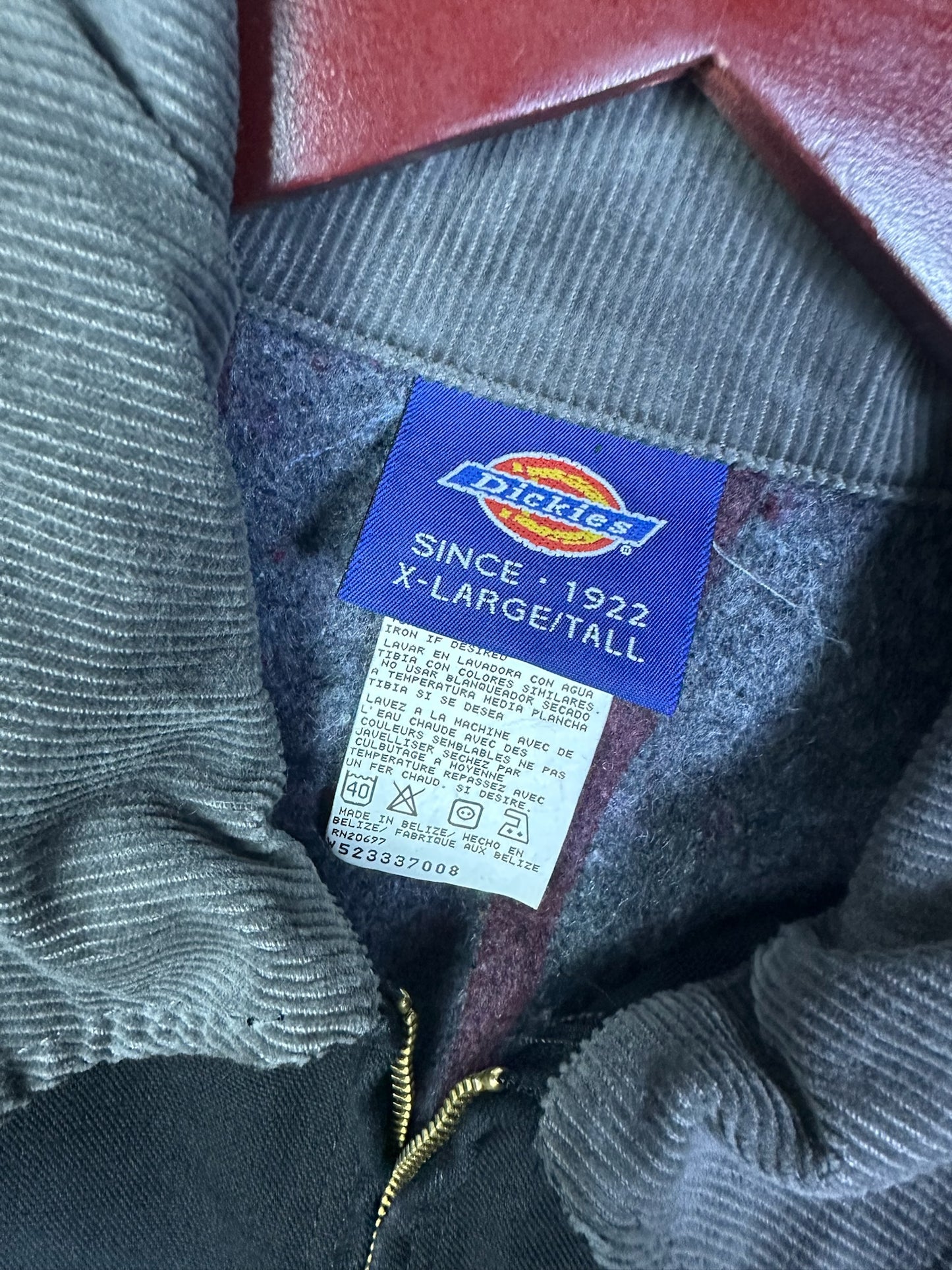 (XL) Dickies Black Blanket Lined Workwear Jacket