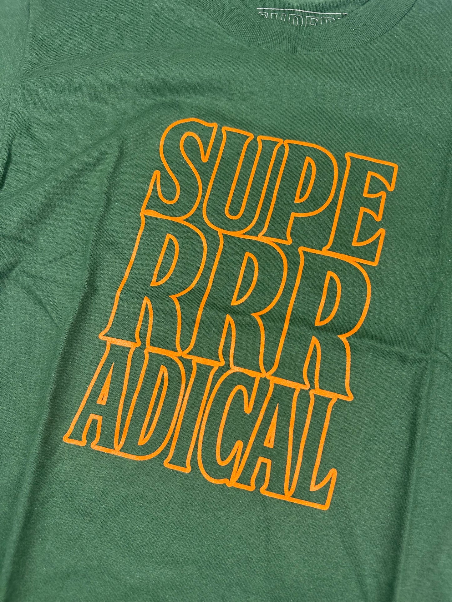 ( S ) Superrradical logo tee