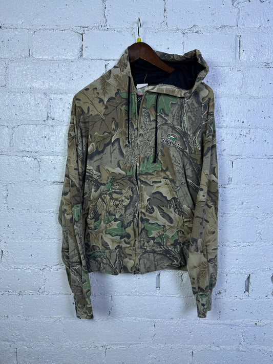 (M) Light Weight Tree Camo Zip Up