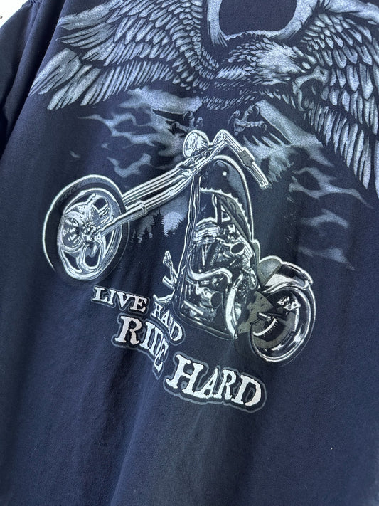 ( 2XL ) Live Hard Die Hard Tee