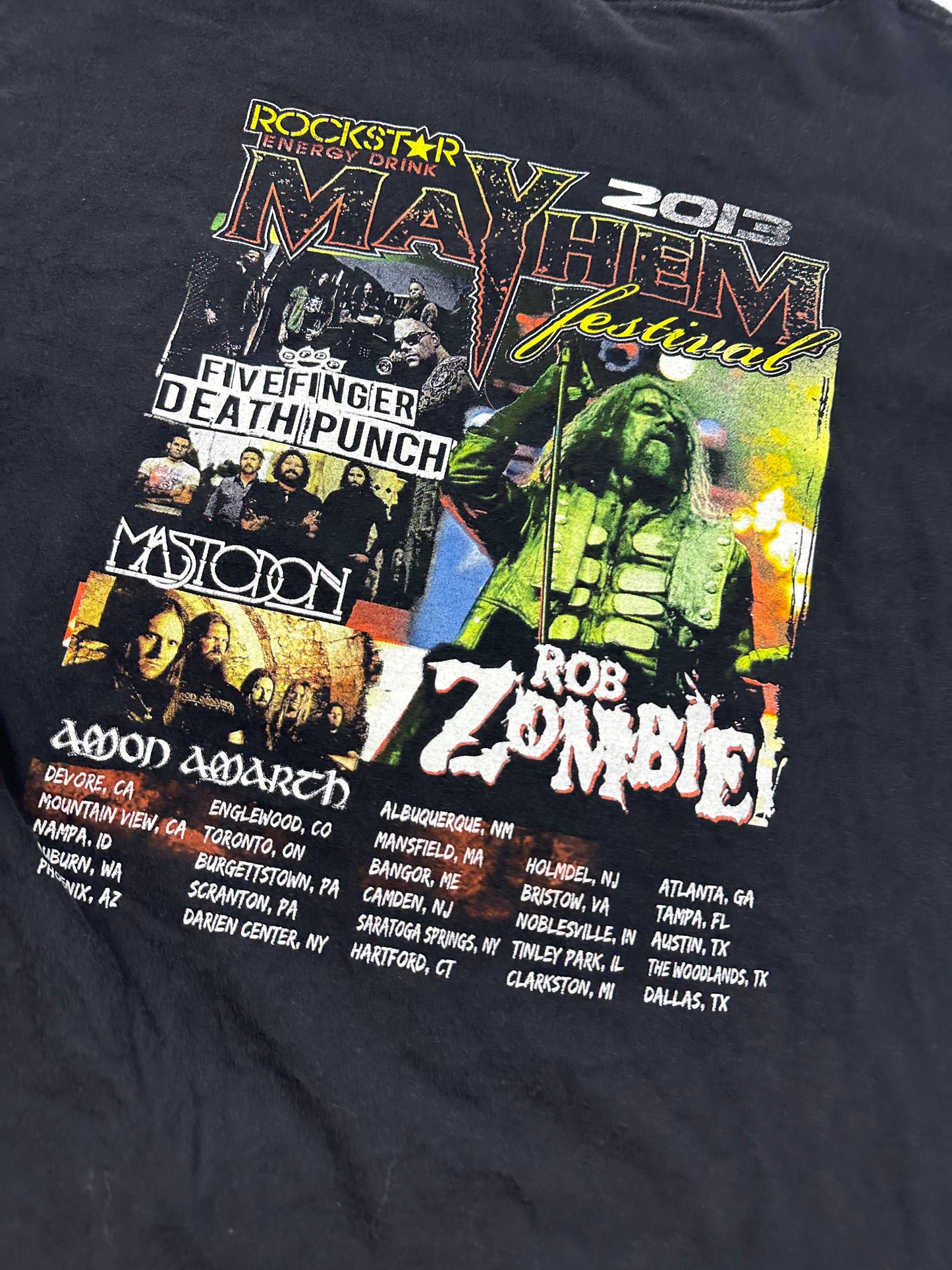 (XL) 2013 monster mayhem festival T-shirt