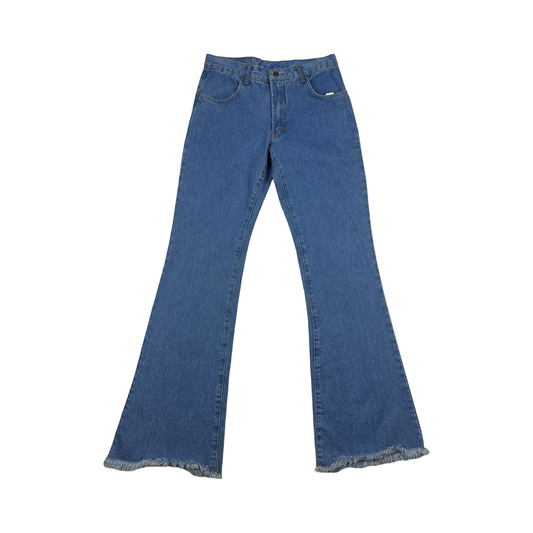 (10) vintage women’s flared denim jeans