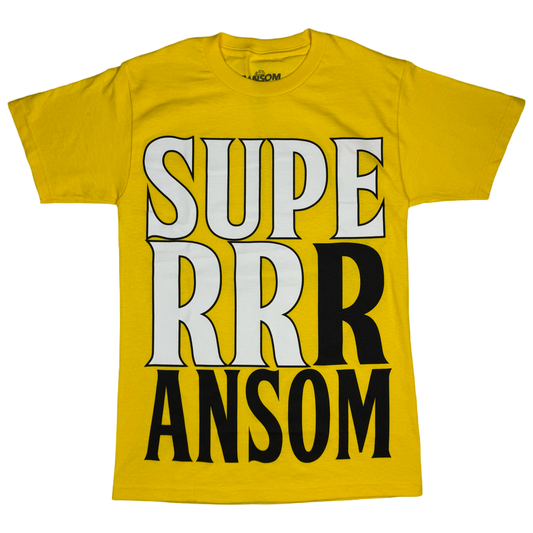 Superrradical x Ransom yellow T-Shirt S