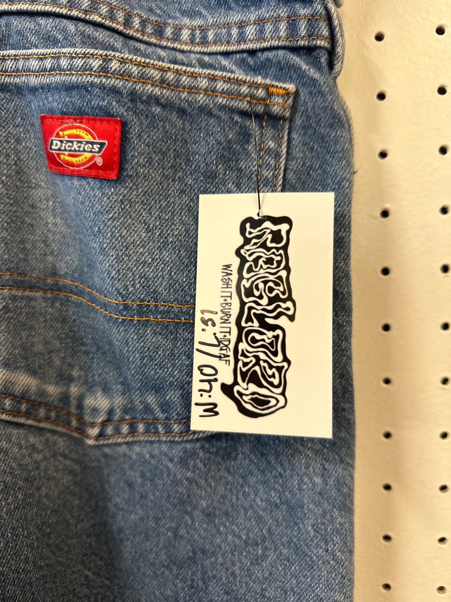 ( W : 40 ) Dickies Baggy Denim Pants