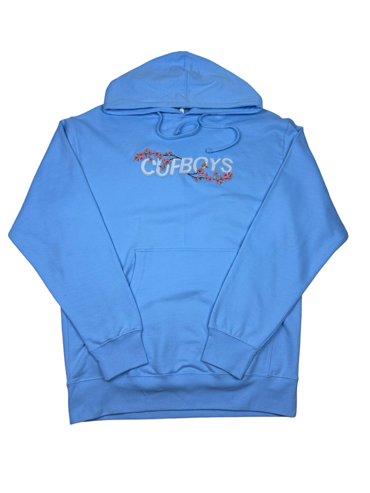 Cuf hoodie light blue.