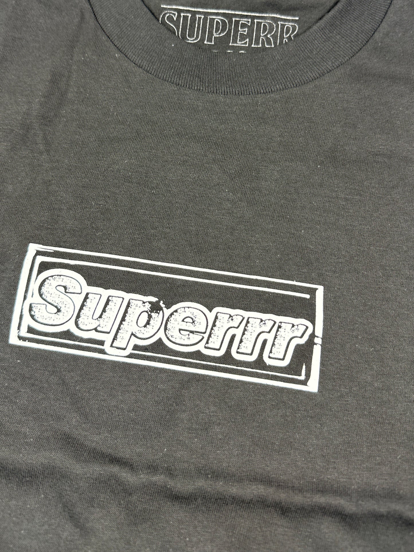 ( S ) Superrradical supreme box logo Tee