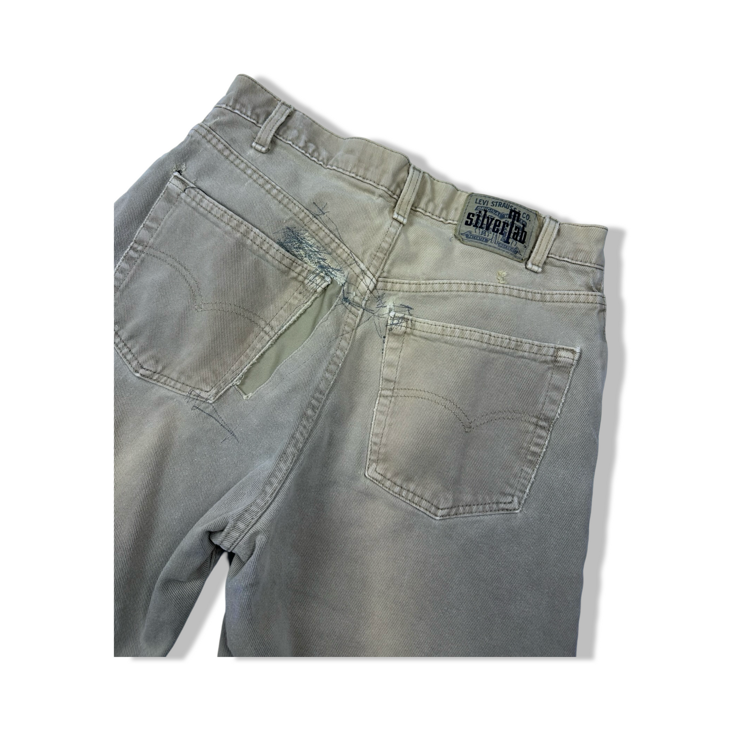 32" 90's Baggy Levi Jeans Silver tabs