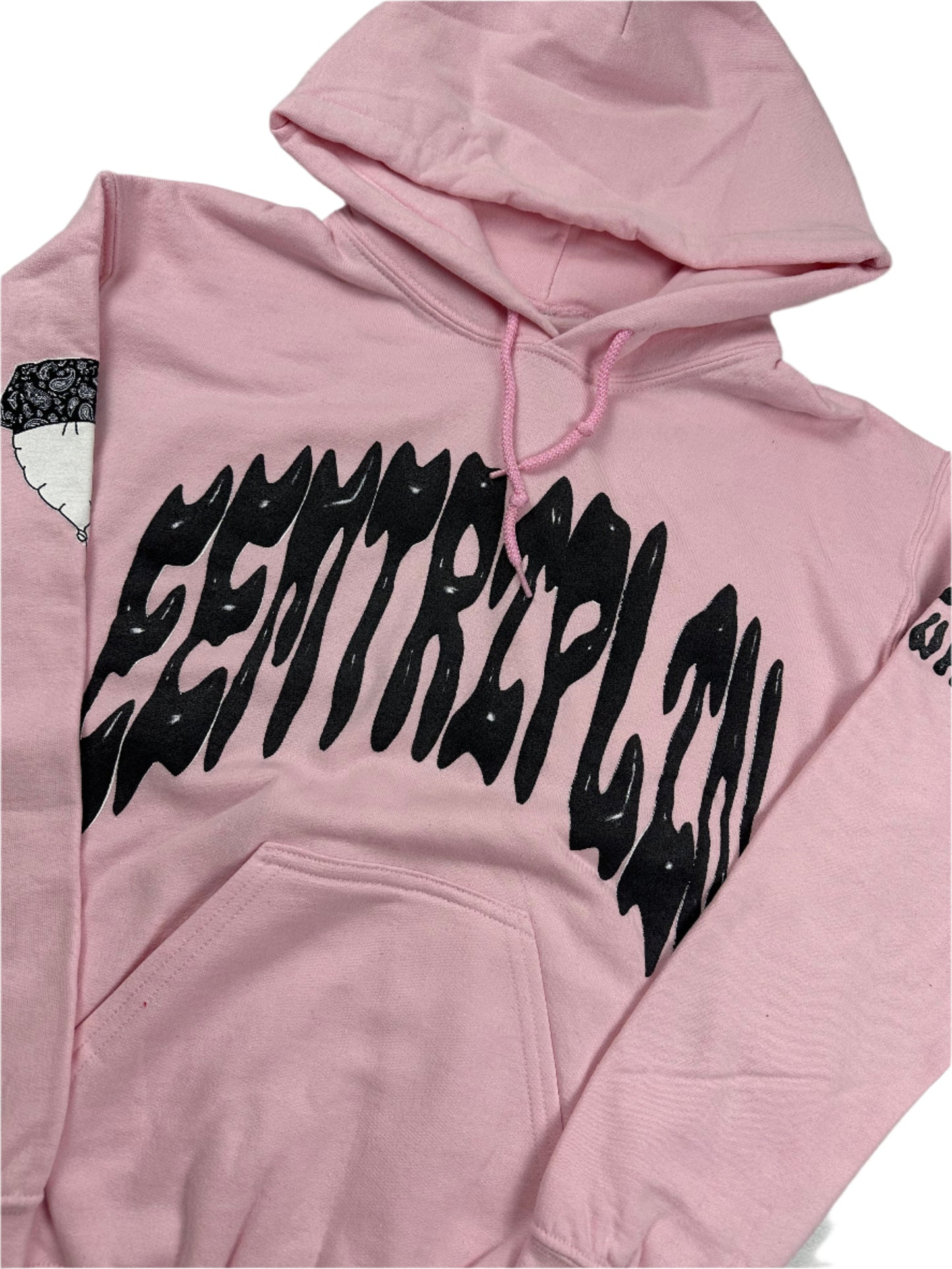 ( S ) ( M ) ( L )( XL ) Eem Trippin Pink Tour hoodie