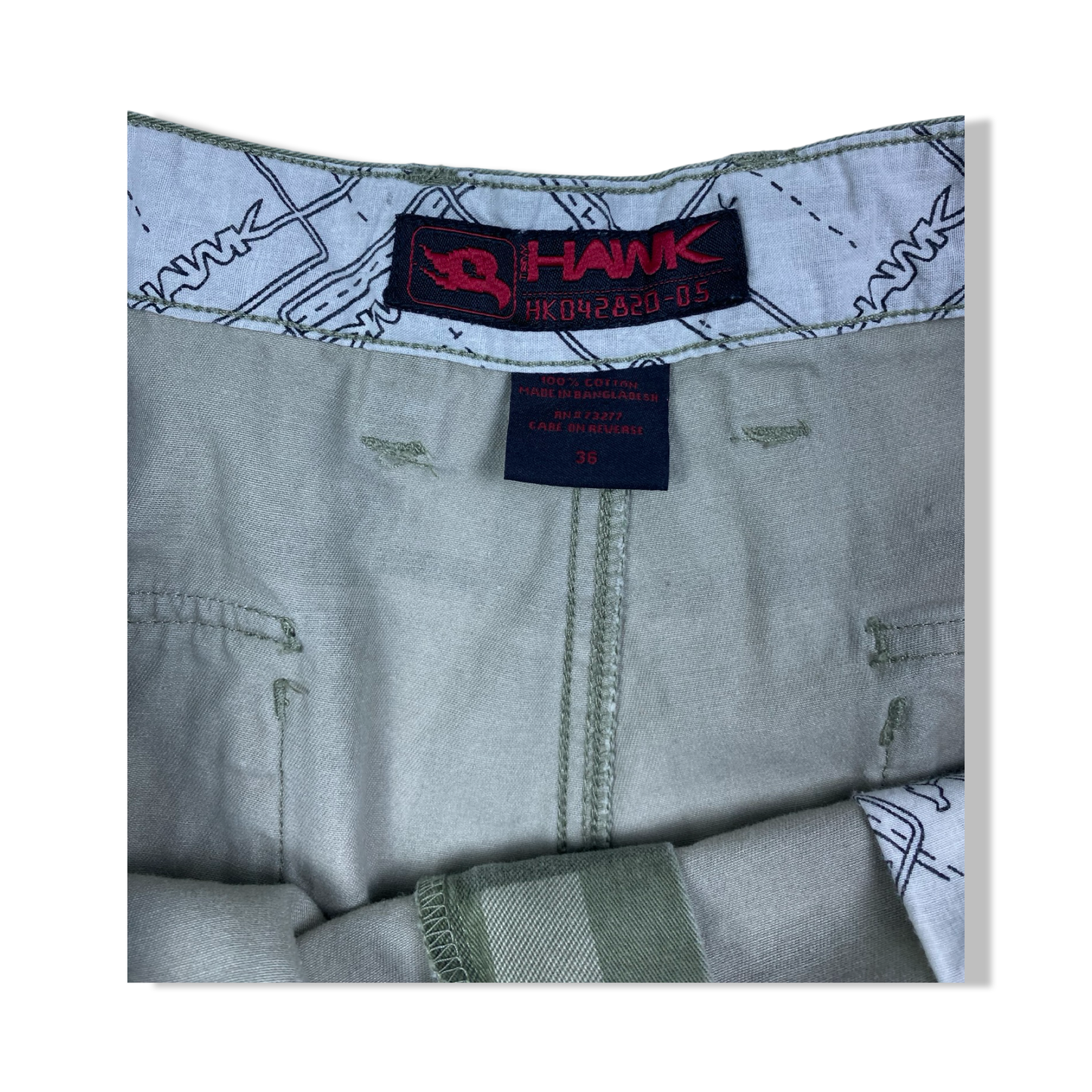 38" 00's Hawk Shorts