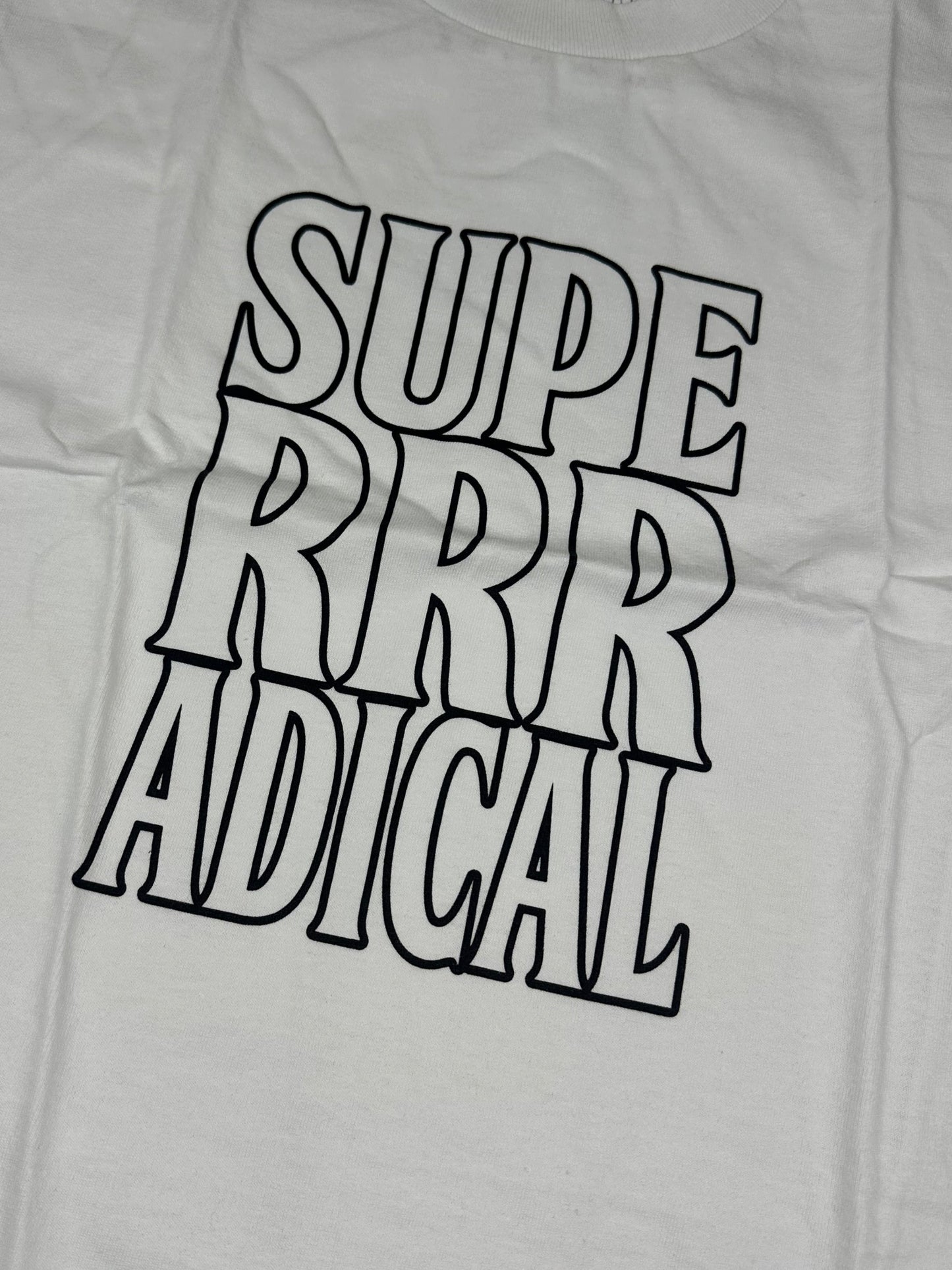 ( S ) Superrradical logo tee