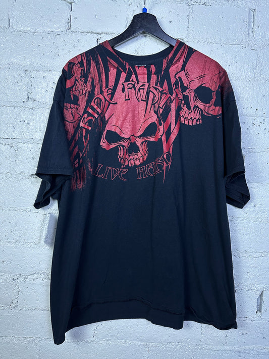 (2XL) Live Fast Ride Hard
