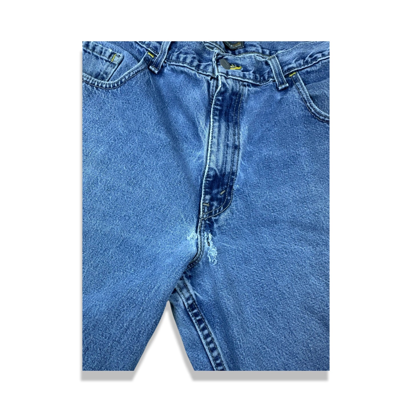 36" Y2k Silver Tabs Jeans