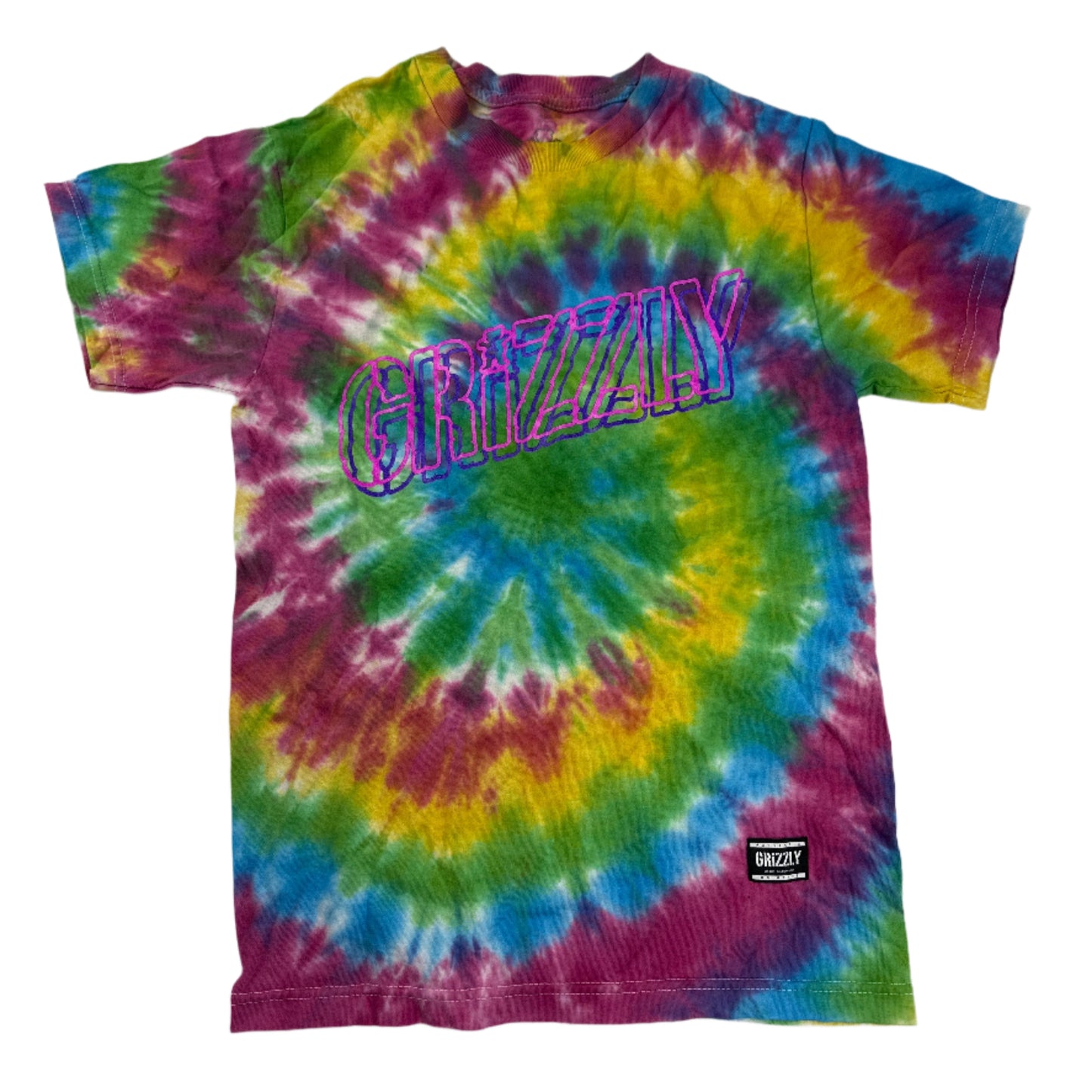 ( S ) Grizzly tie dye tee