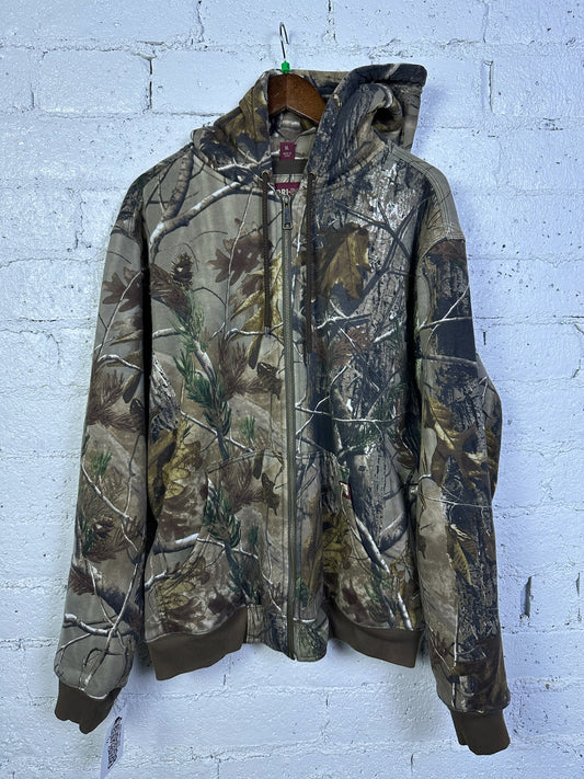 (XL) Heavy Weight Tree Camo Zip Up