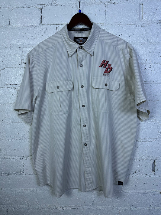 (2XL) Harley Davidson Button Up
