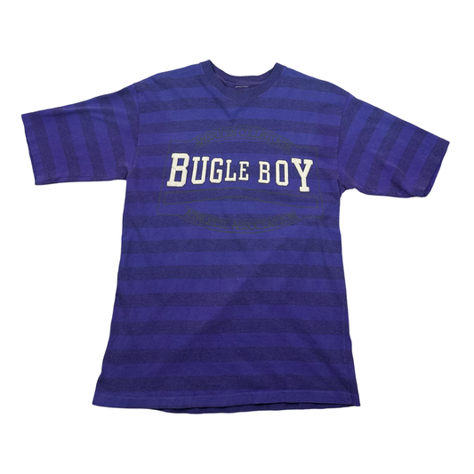 (L) 90’s bugle boy stripe T-shirt