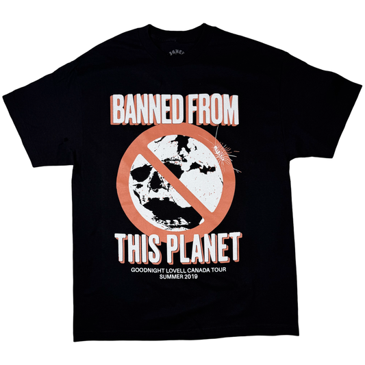 Night Lovell Banned this planet tour tshirt