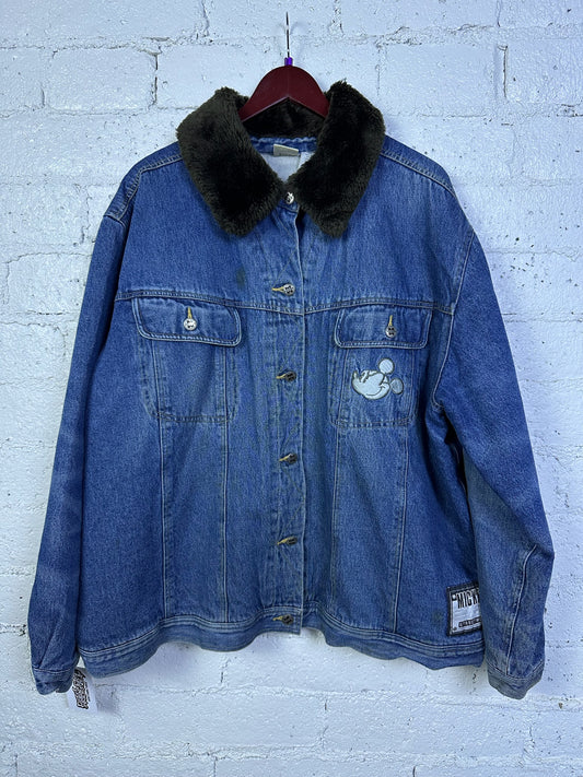 (3XL) Disney’s Mickey Mouse Denim Jacket