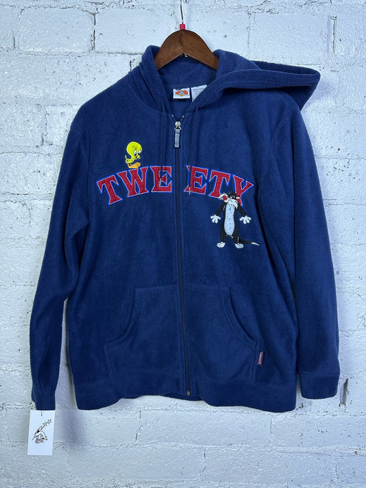 (L) Looney Tunes Fleece Zip Up