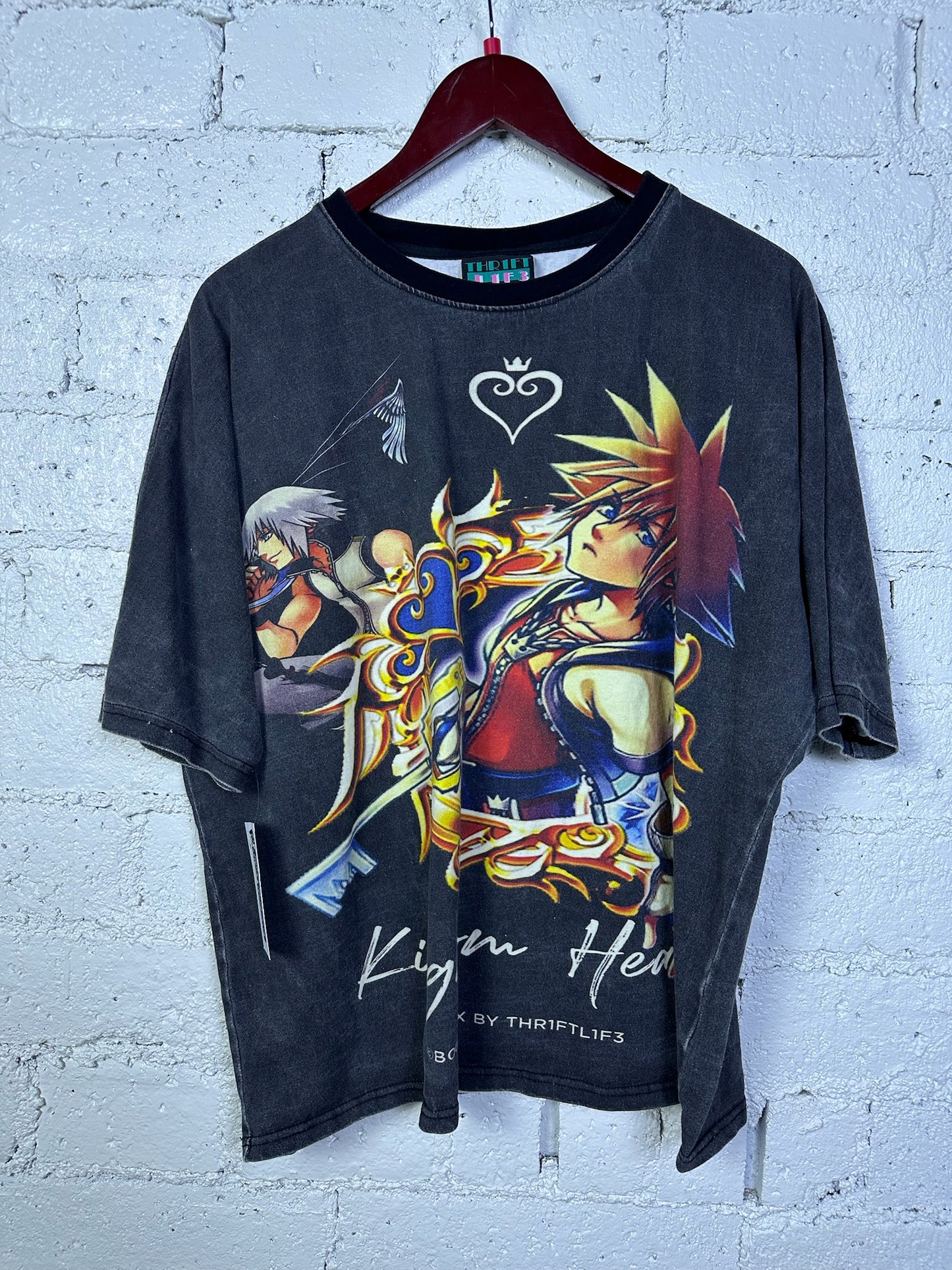 (L) Kingdom Hearts AOP T-shirt