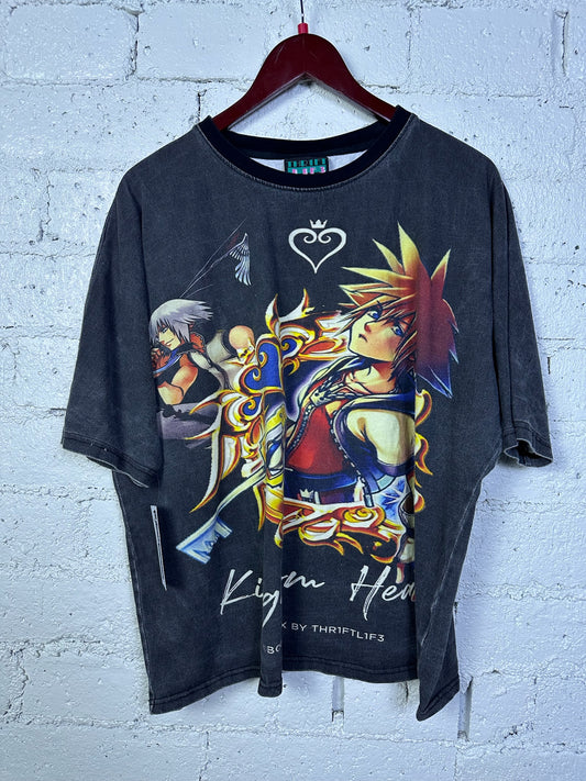 (L) Kingdom Hearts AOP T-shirt