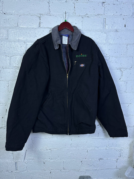 (XL) Dickies Black Blanket Lined Workwear Jacket