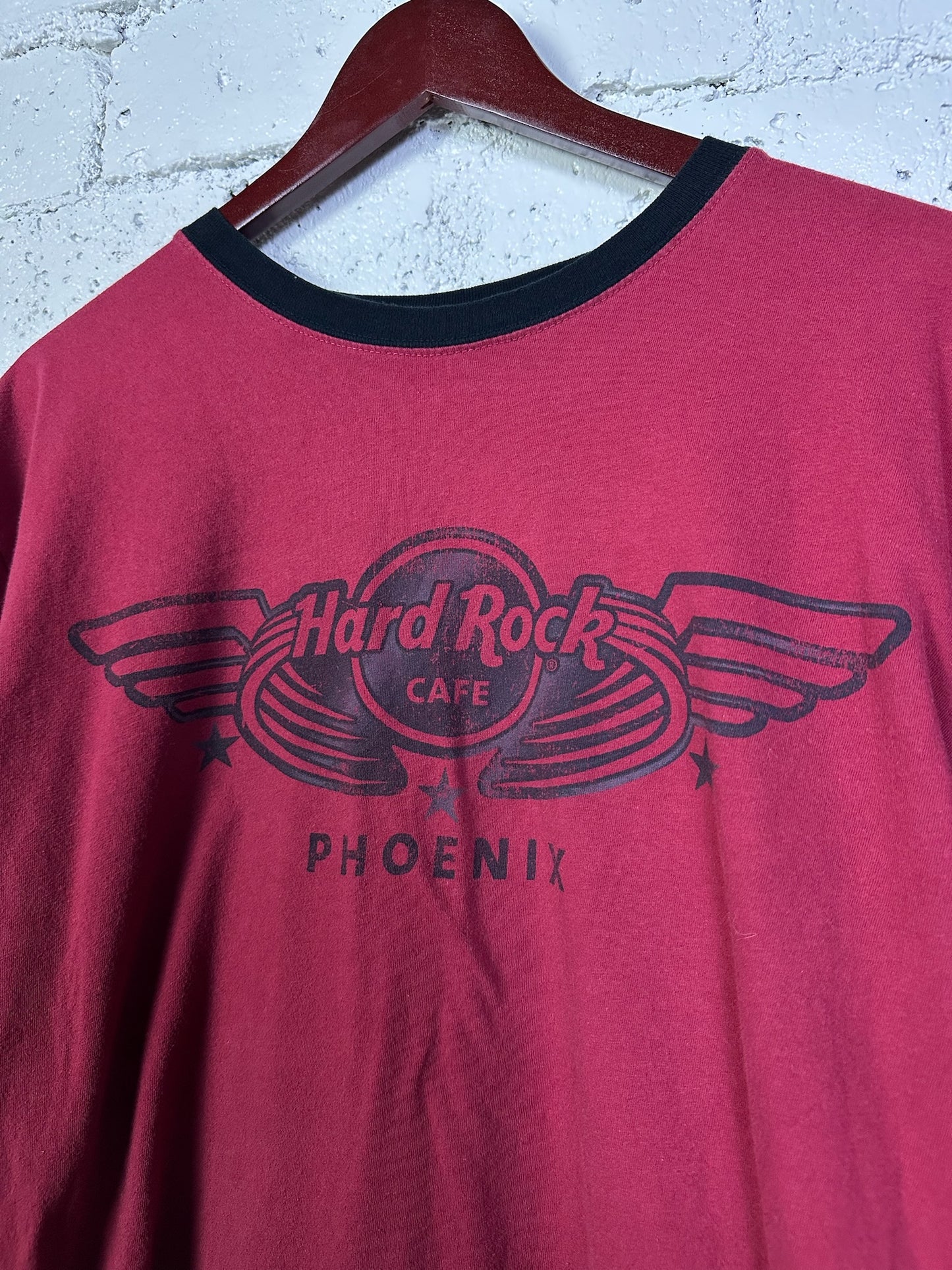 (L) Hard Rock Cafe Ringer T-shirt