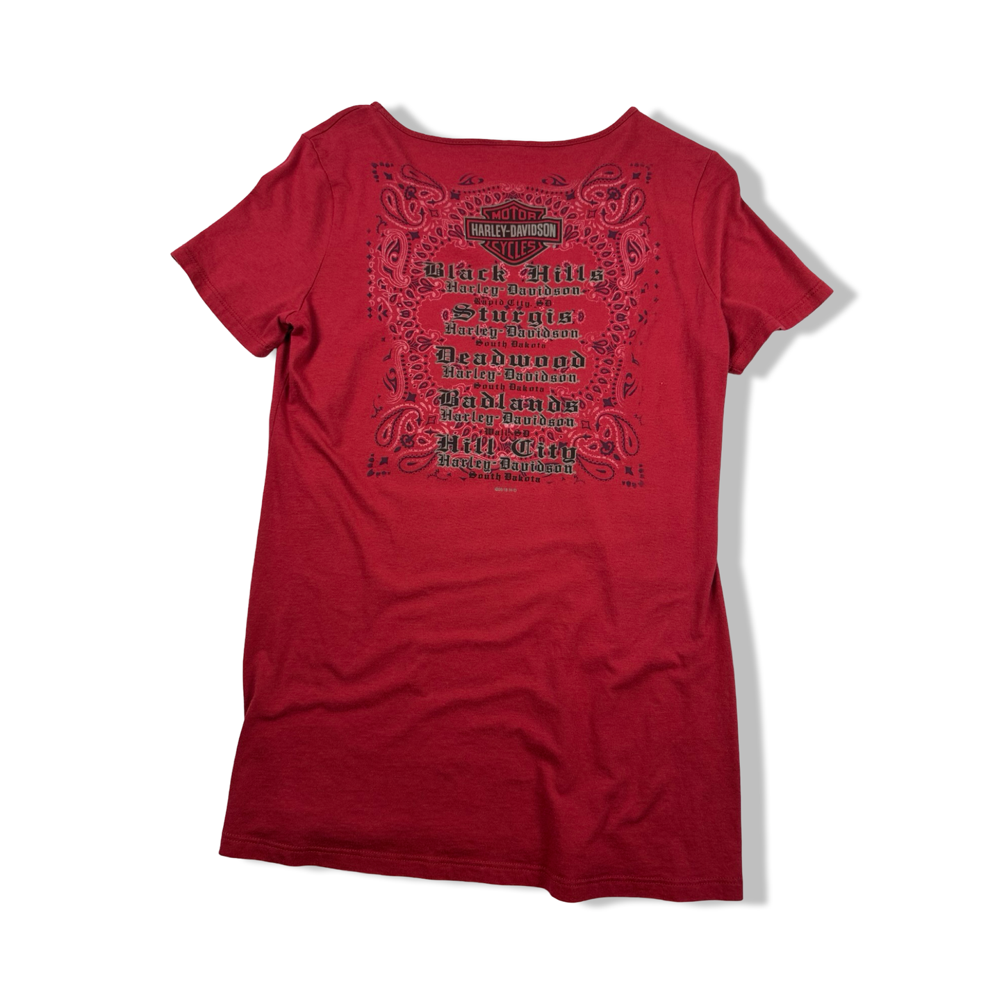 (L) Women Harley Davidson top