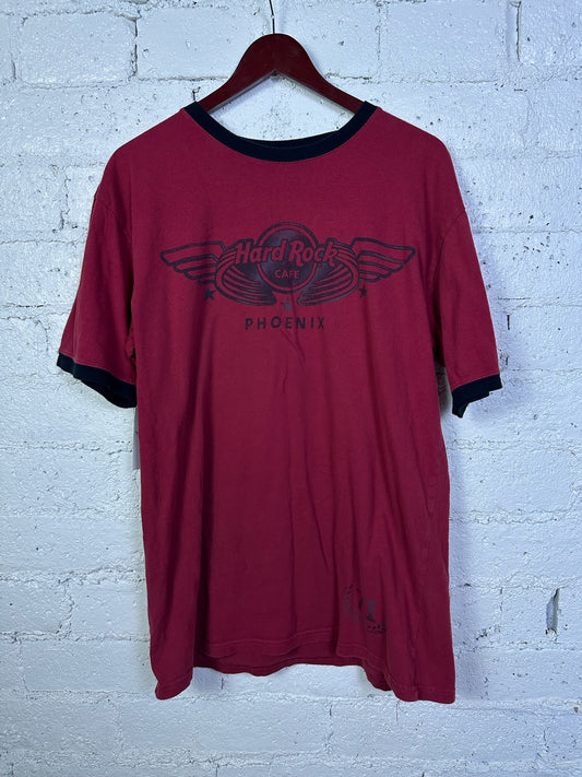 (L) Hard Rock Cafe Ringer T-shirt