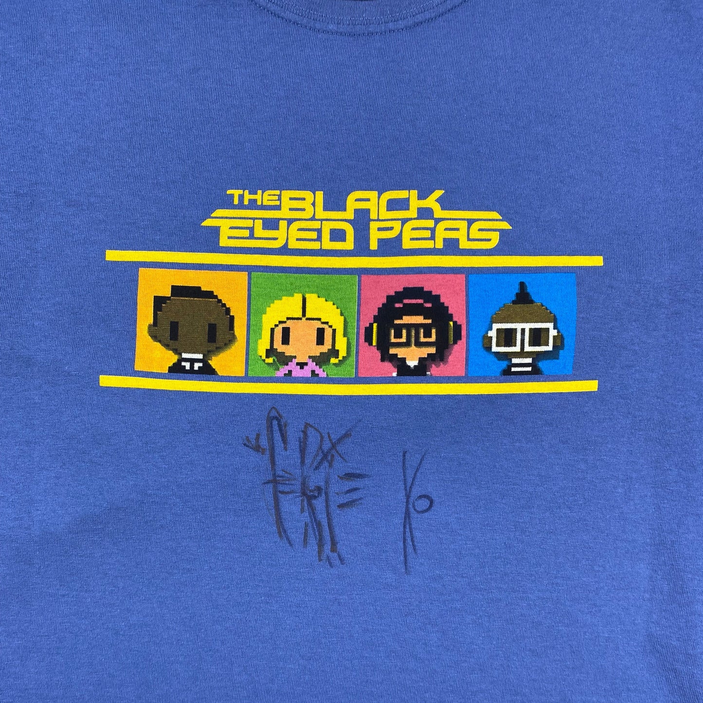 (M) Signed Black Eye Peas Tee