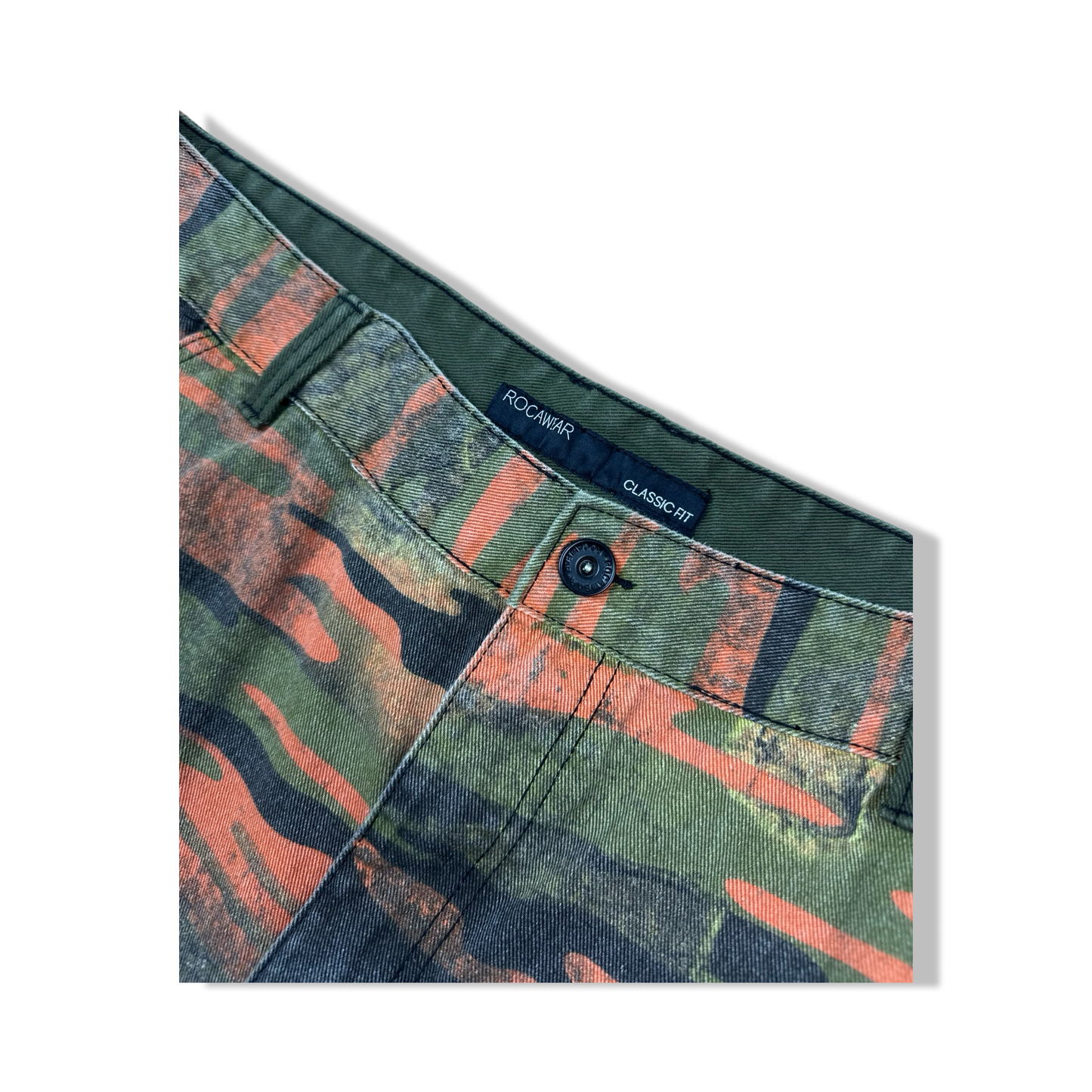 44" Y2k Roca Wear Camo Pants