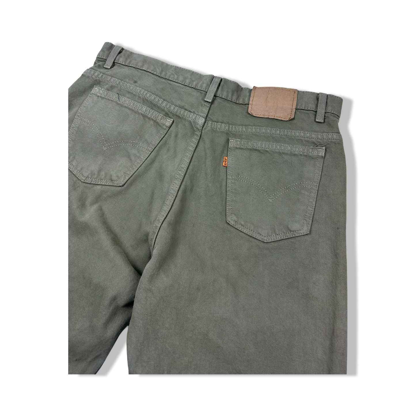 38" Orange tabs Jeans