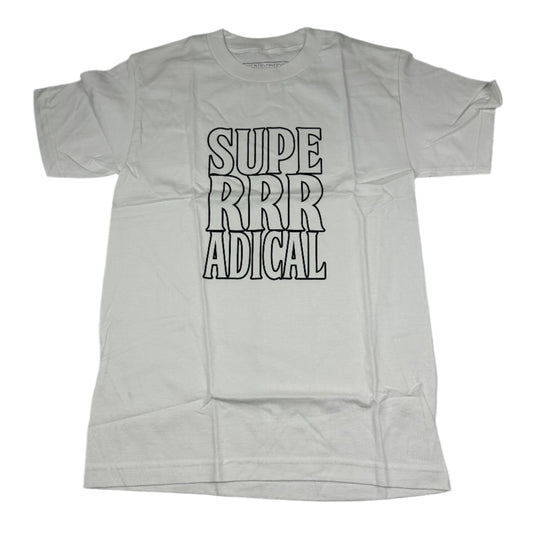 ( S ) Superrradical logo tee