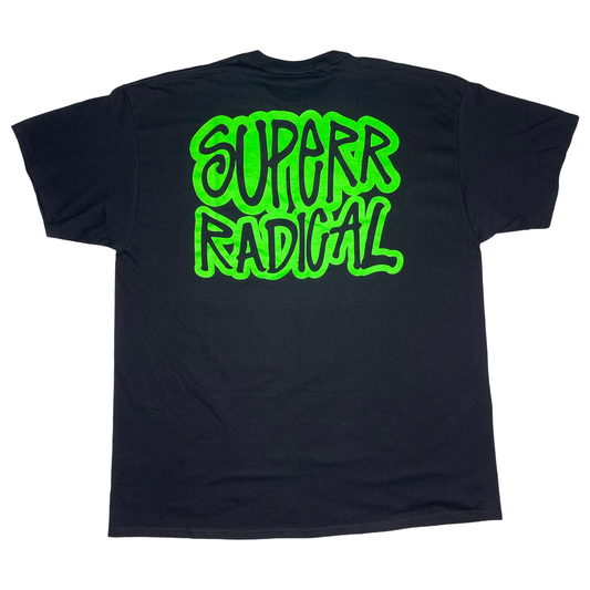 Superrradical green logo T-shirt 2XL 3XL