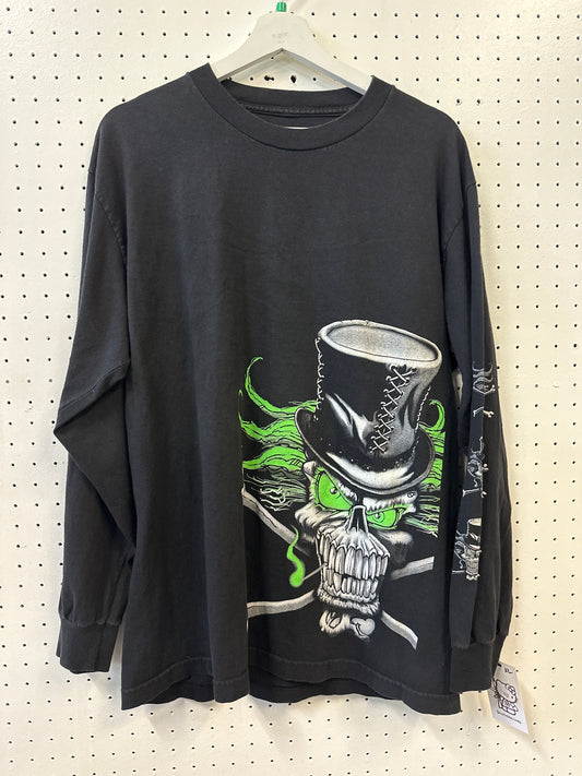 ( XL ) Y2K Skull Tshirt