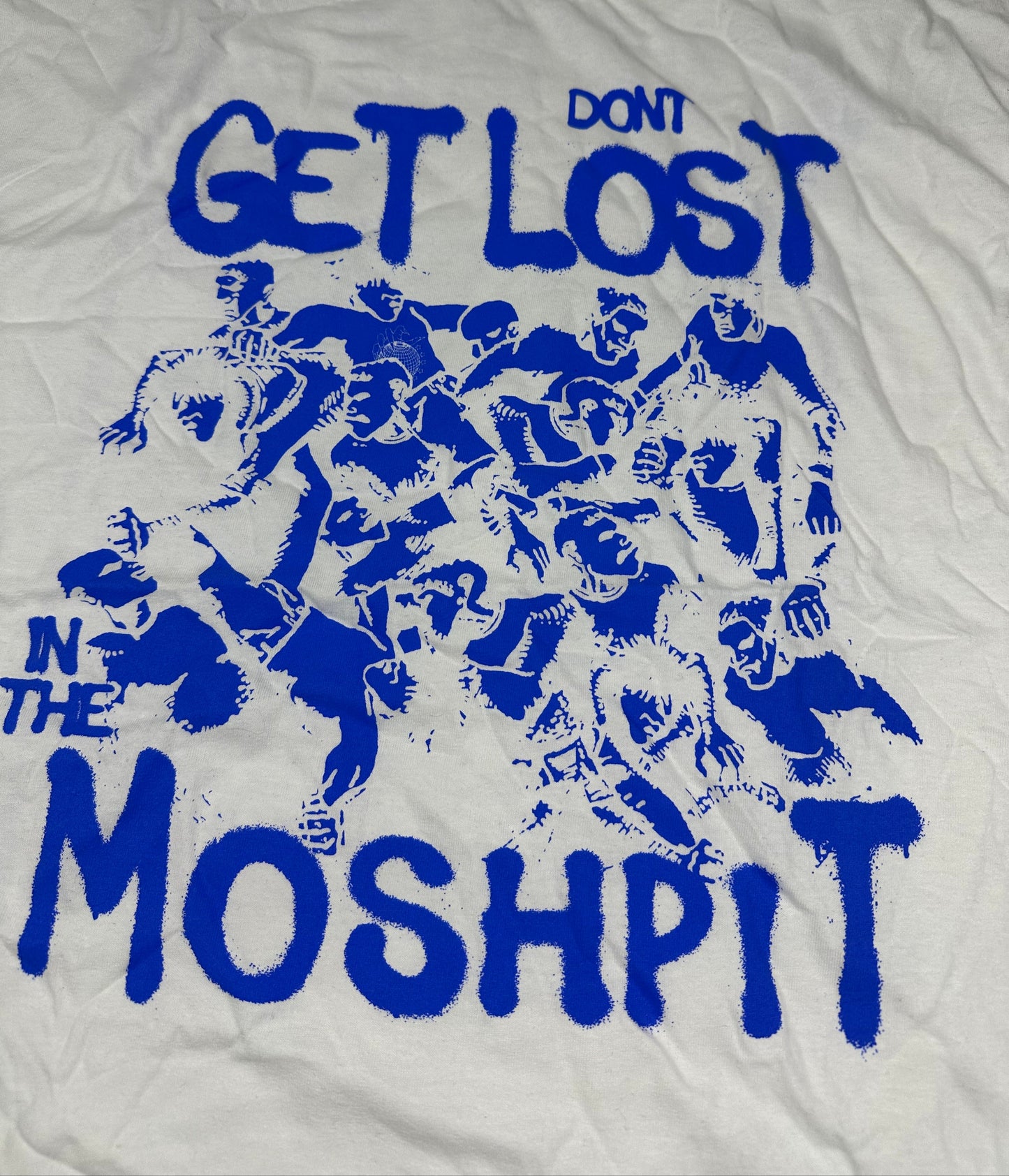 ( XL ) ( XXL ) Snot Moshpit white tour tee