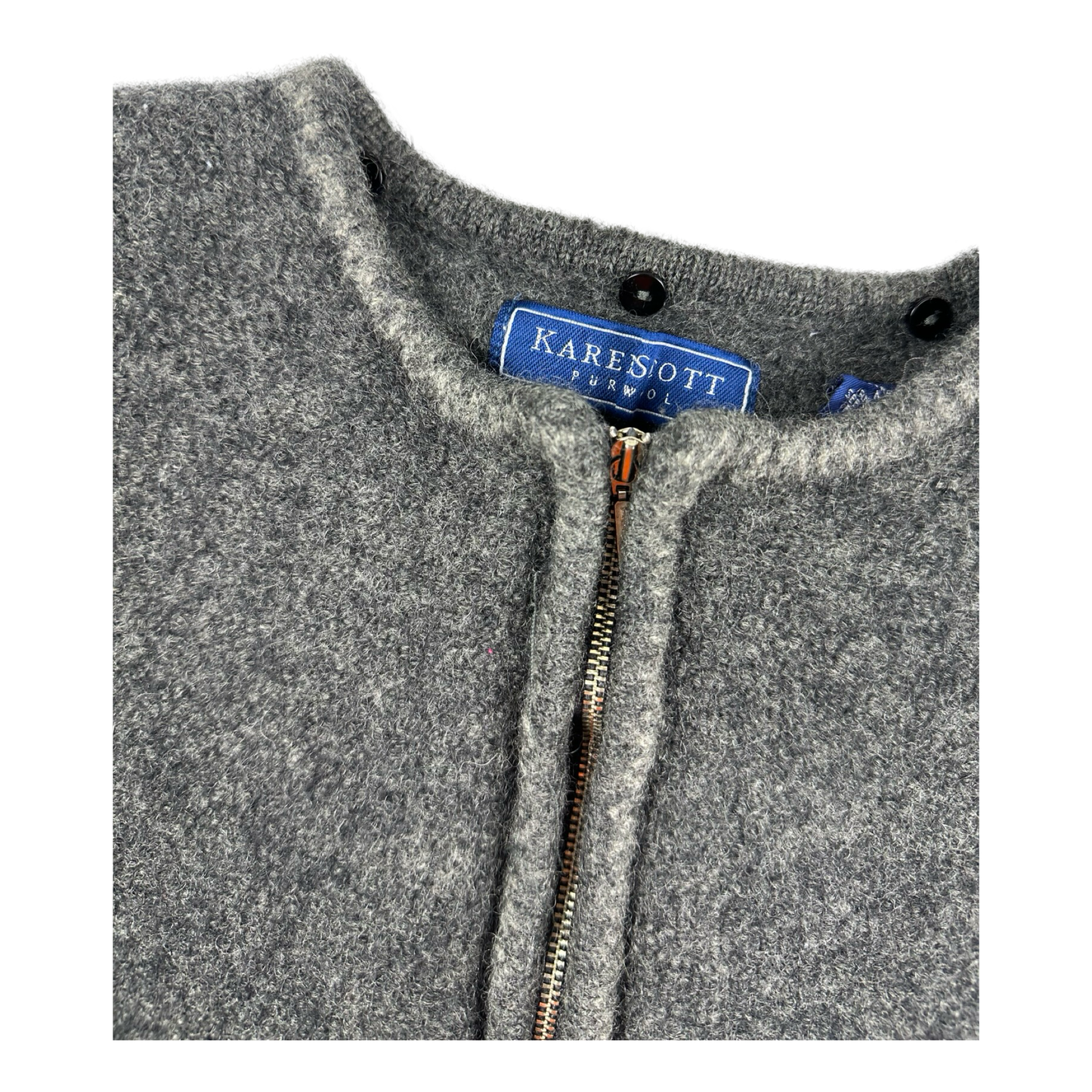 (XS) Wool Zip up