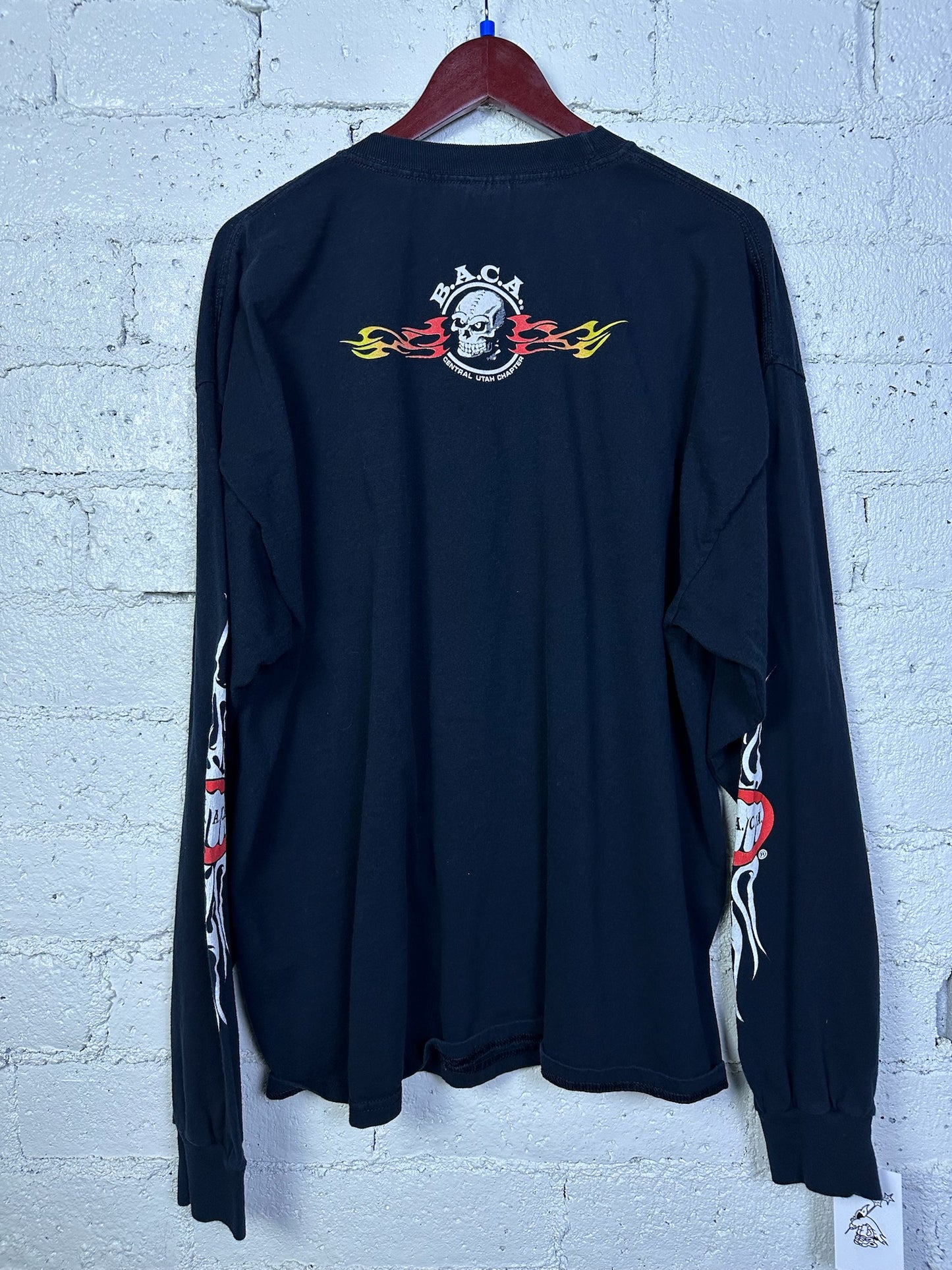 (2XL) Long Sleeve Moto T-shirt