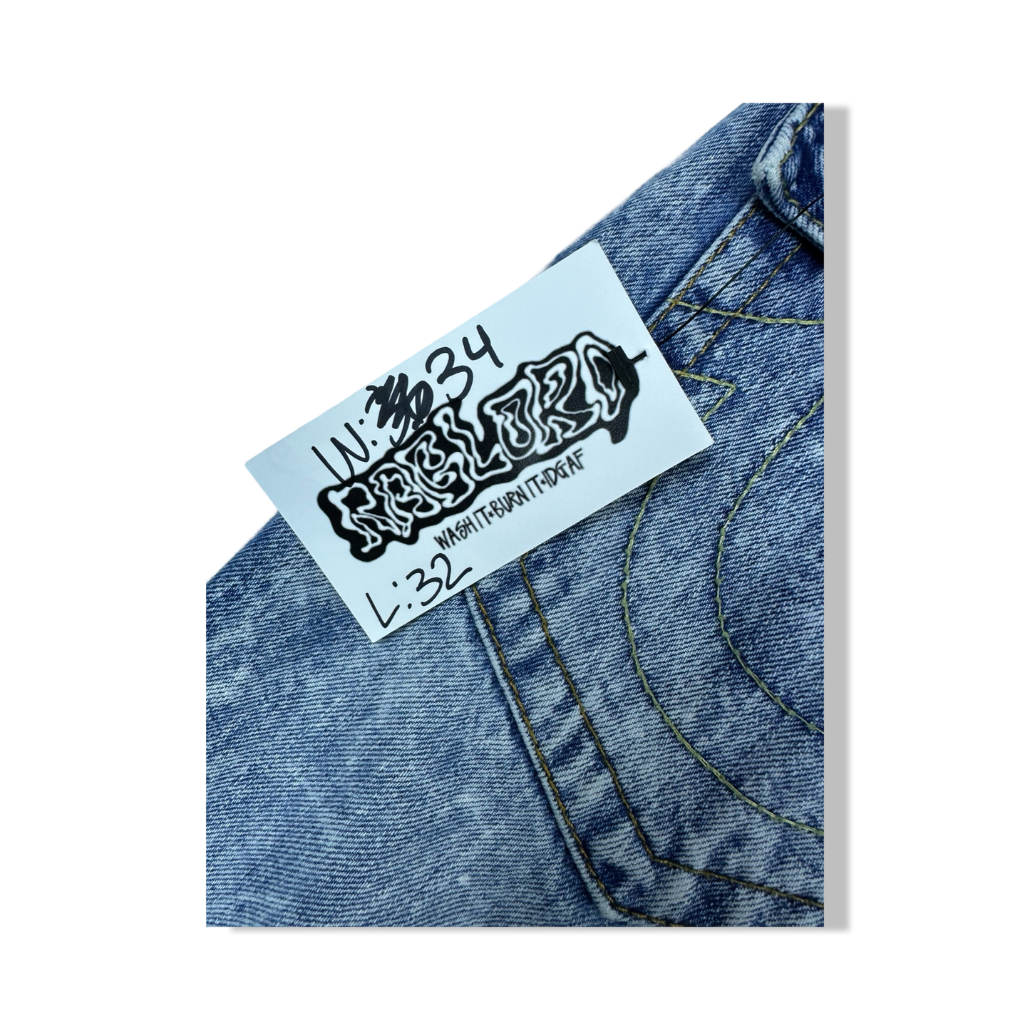 34" Y2k True Religion Jean