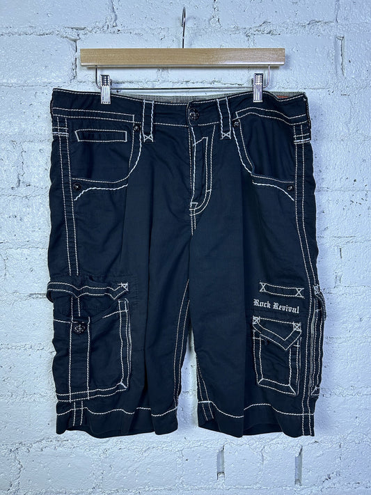 (36) Rock Revival Cargo Shorts