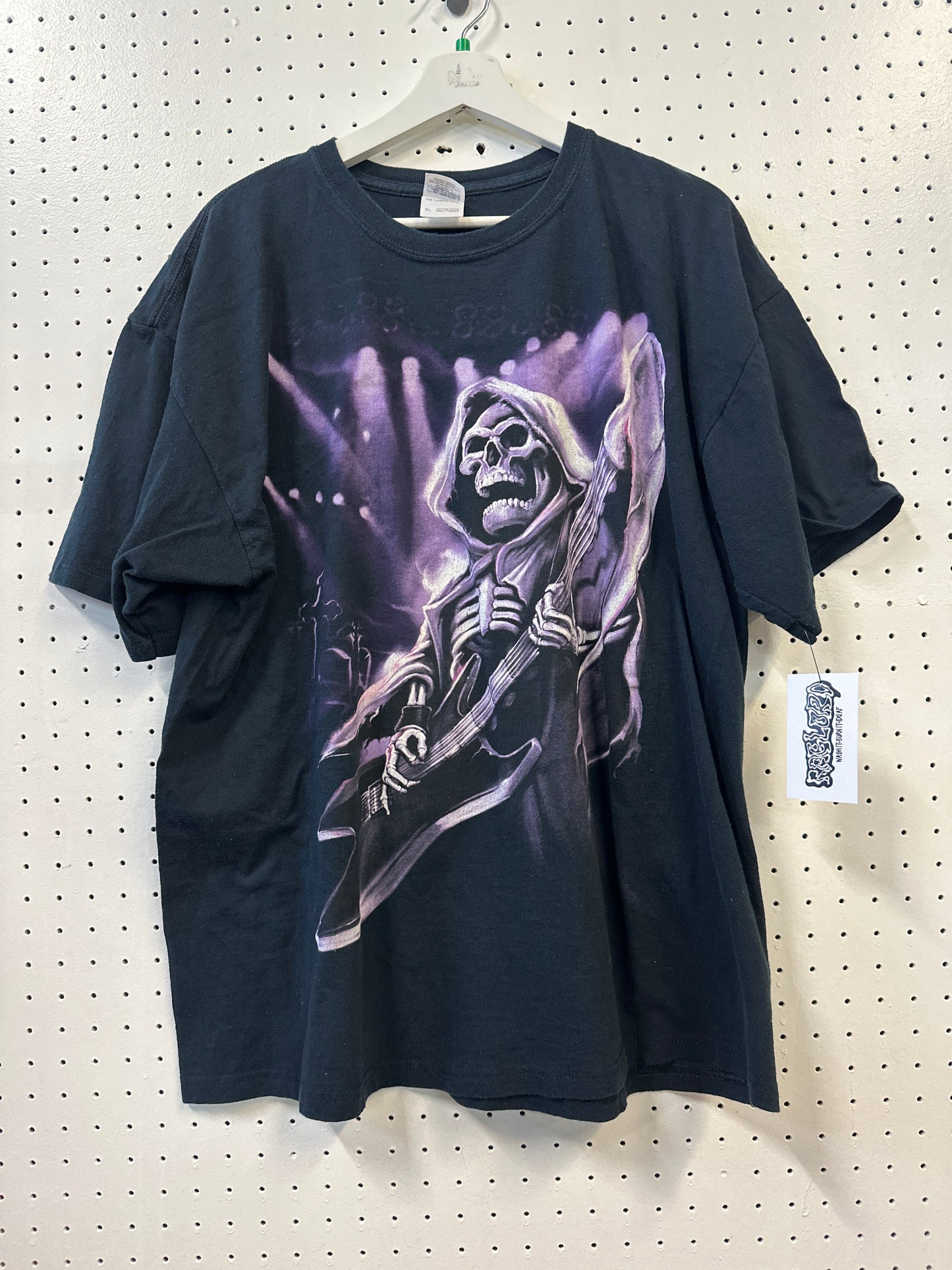 ( XL ) Y2K Guitar Reaper Tshirt