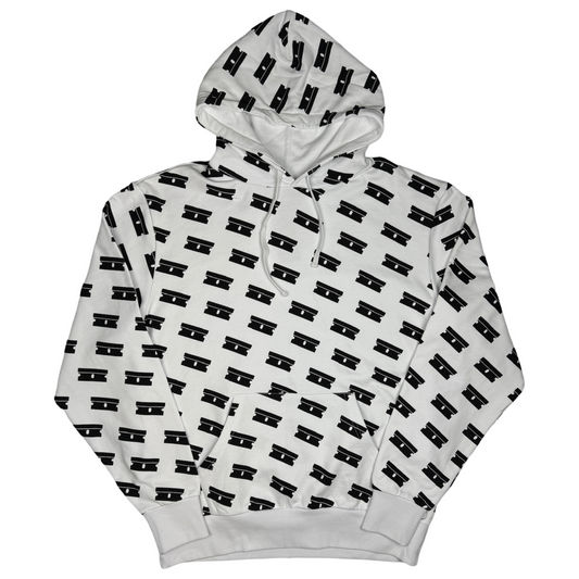 G59 white Razor Blade AOP Hoodie L XL