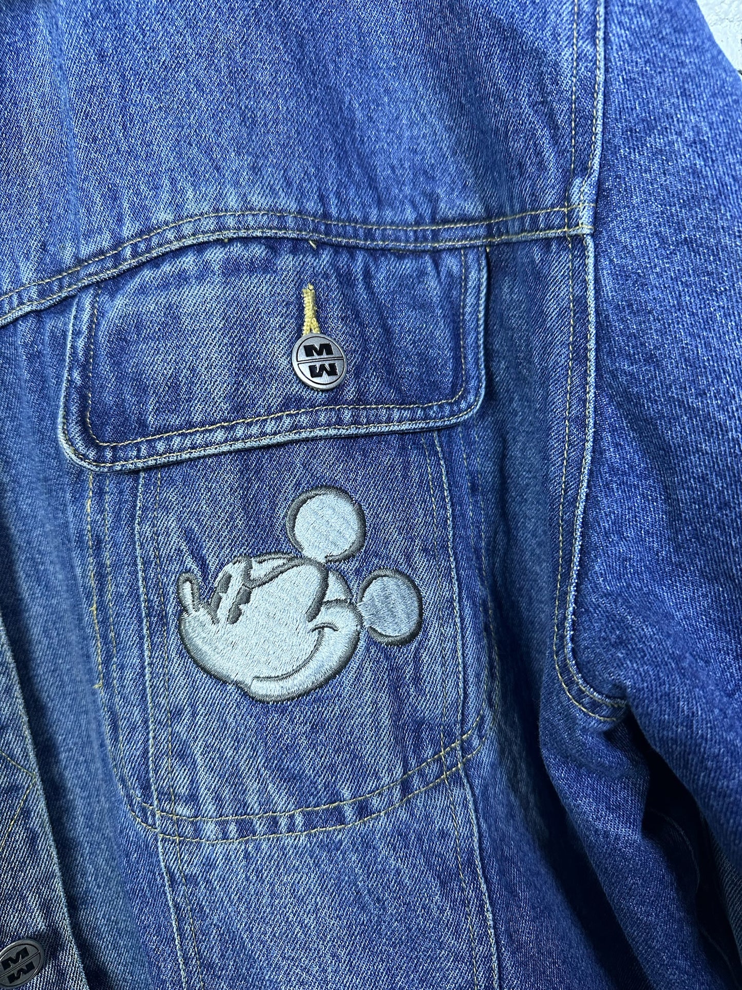 (3XL) Disney’s Mickey Mouse Denim Jacket