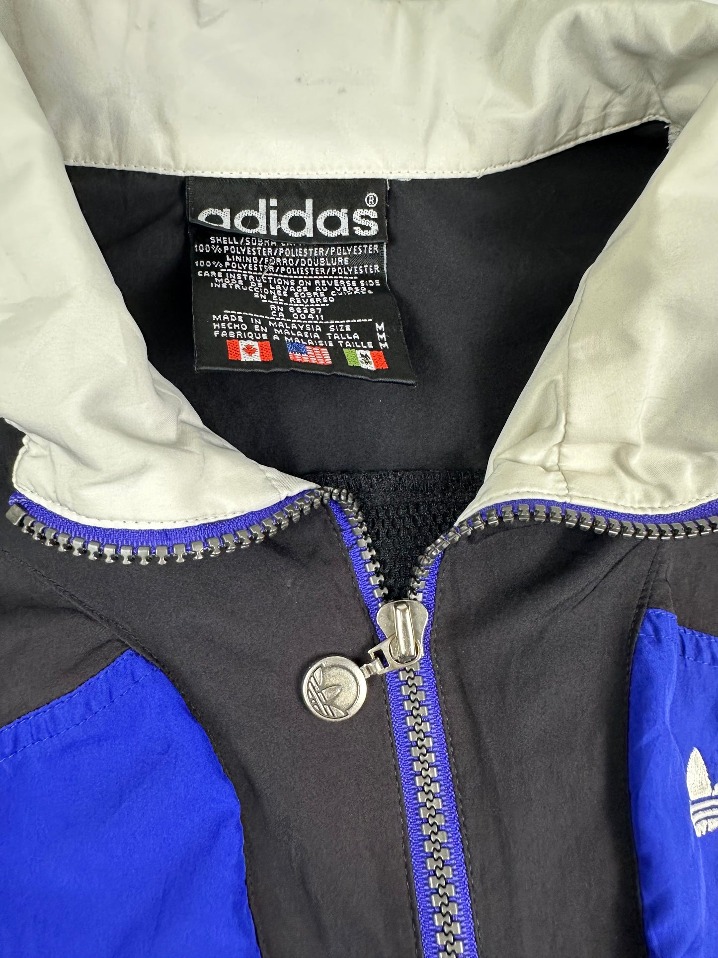 (M) 00's Adidas Sport Zip Up Jacket