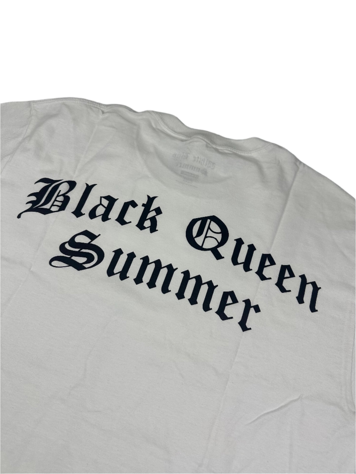 ( L ) ( XL ) ( XXL ) White Boy Summer Black Queen Summer Tee