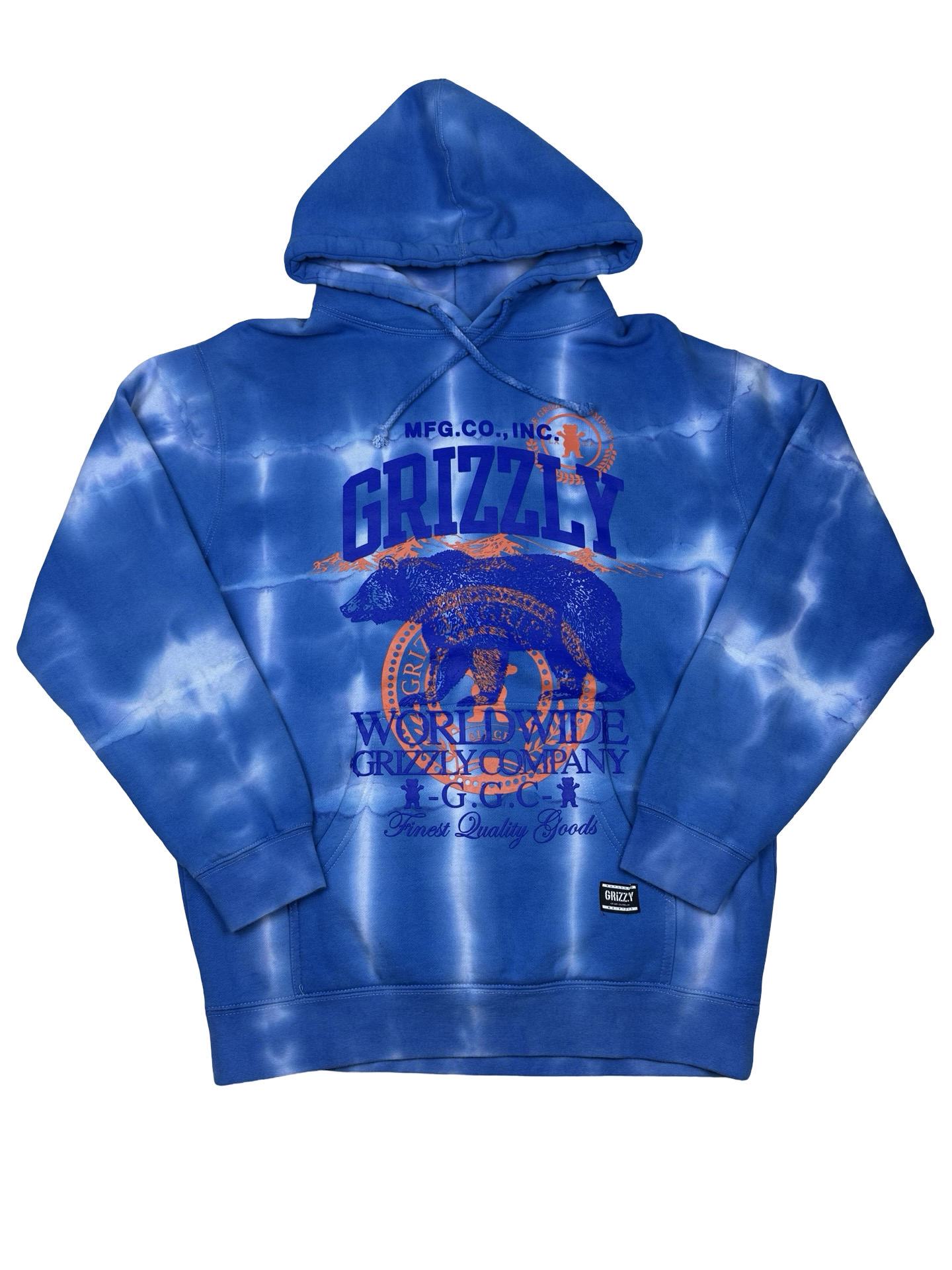 Grizzly hoodie tie dye