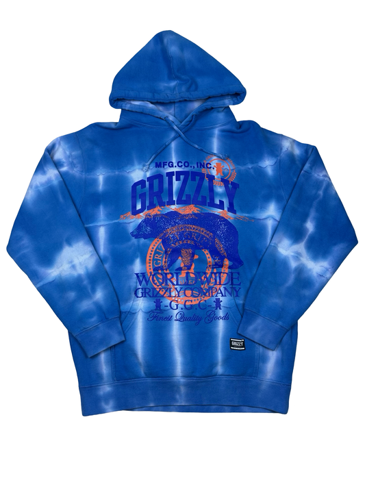 Grizzly hoodie tie dye